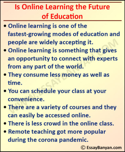 essay topics on e learning