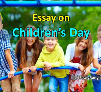 Essay on Children's day