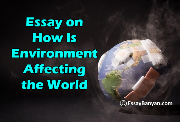 Essay on How Is Environment Affecting the World