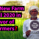 Essay on Is New Farm Bill 2020 in Favor of Farmers