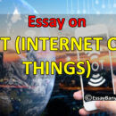 Essay on IoT Internet Of Things