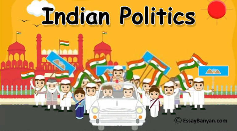 short essay on politics in india